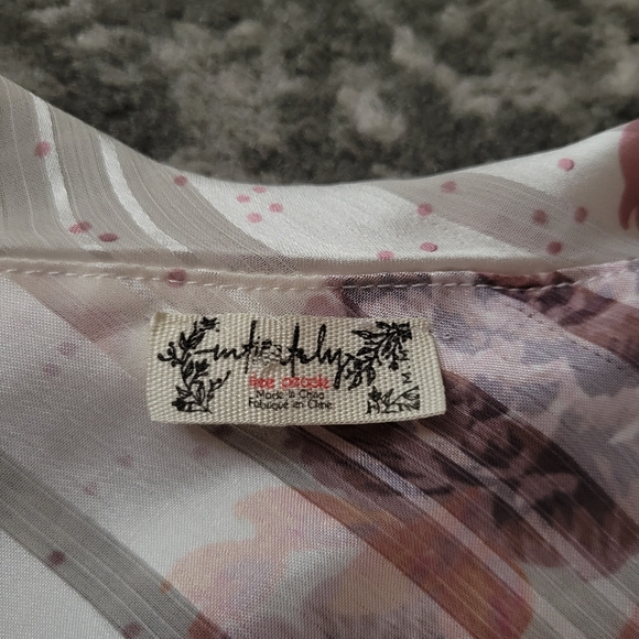 Free People Hold Me Closer Teddy in Ivory Combo Size Medium - Picture 10 of 16